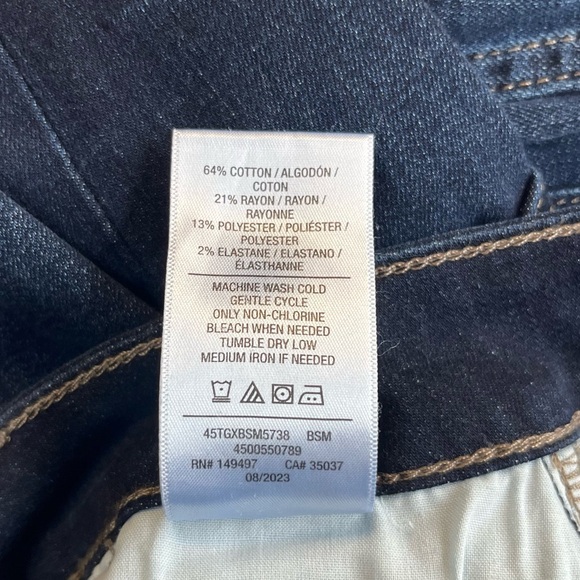 Joe’s Jeans High Rise Curvy Bootcut Dark Wash Sz 25 NWT The Rikki Wash (?) - Picture 13 of 16